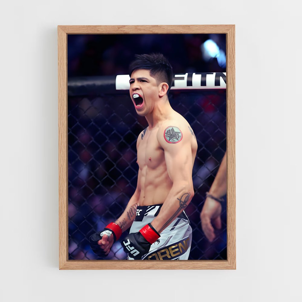 Poster Knockout Moreno – affiche MMA (vue 4)